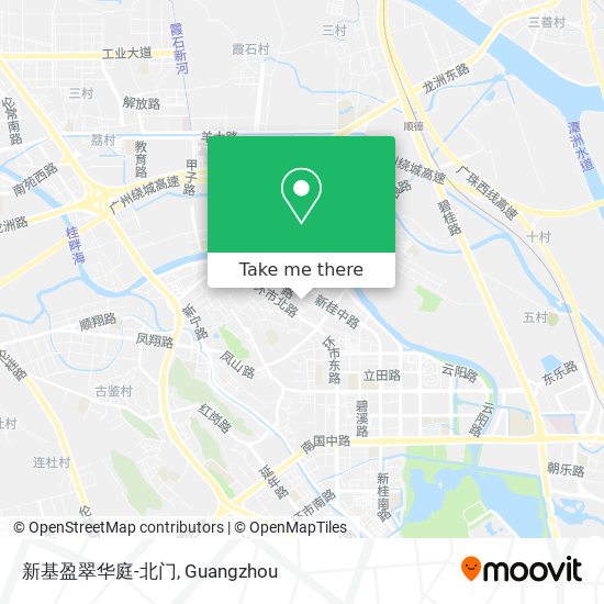 新基盈翠华庭-北门 map
