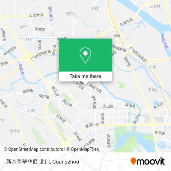 新基盈翠华庭-北门 map