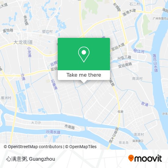 心满意粥 map