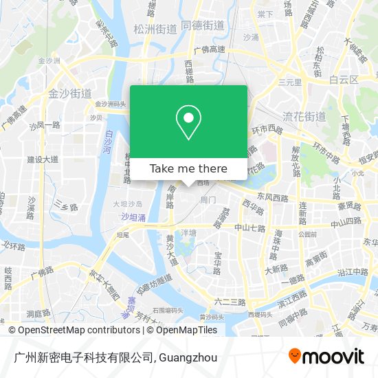 广州新密电子科技有限公司 map