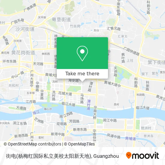 街电(杨梅红国际私立美校太阳新天地) map