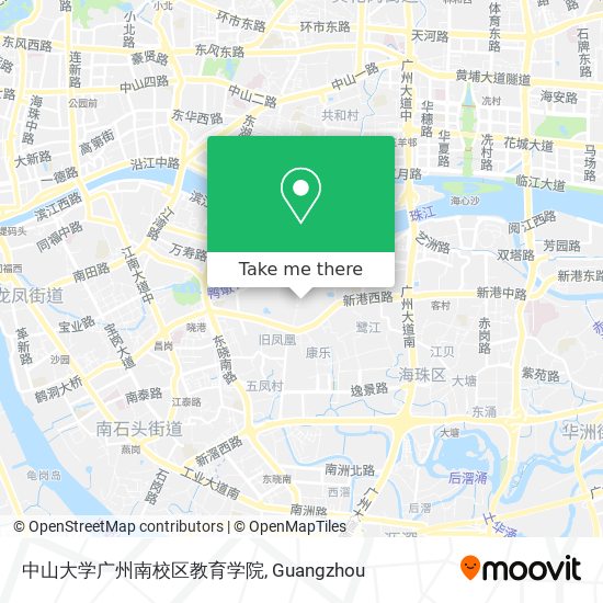 中山大学广州南校区教育学院 map