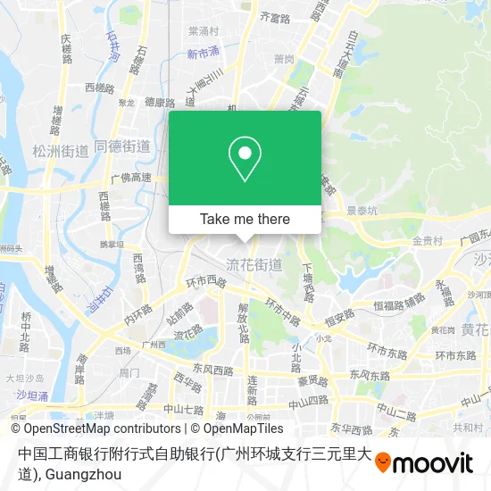 中国工商银行附行式自助银行(广州环城支行三元里大道) map