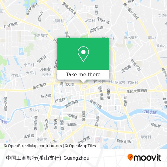 中国工商银行(番山支行) map