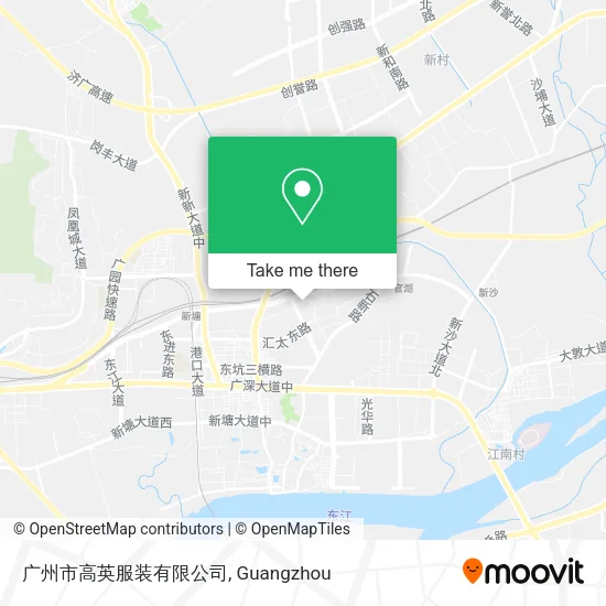 广州市高英服装有限公司 map