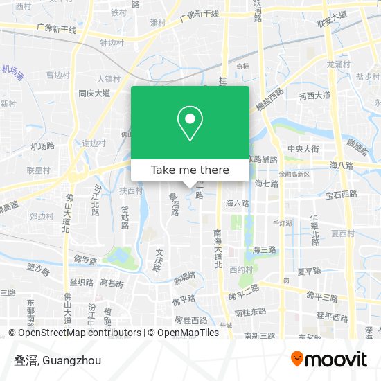 叠滘 map