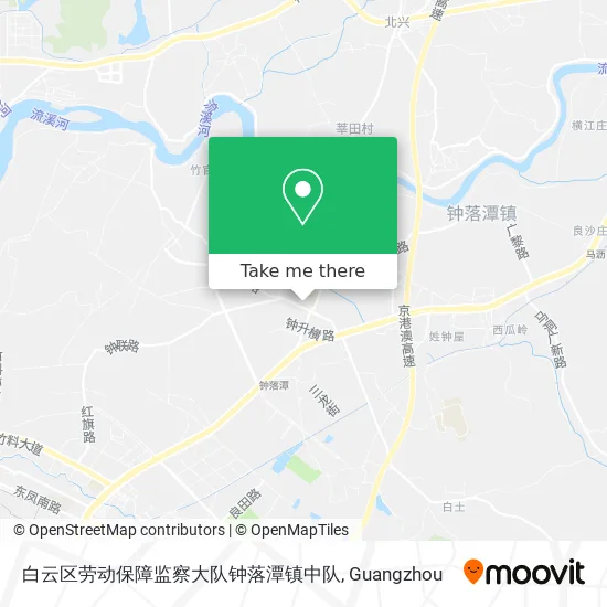 白云区劳动保障监察大队钟落潭镇中队 map