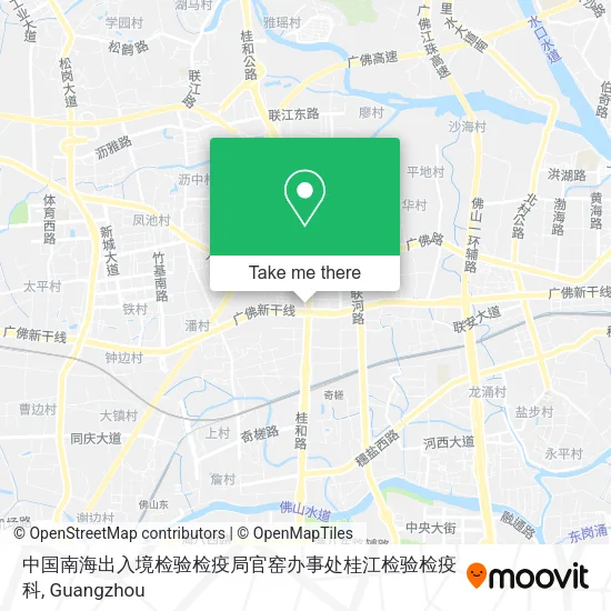 中国南海出入境检验检疫局官窑办事处桂江检验检疫科 map