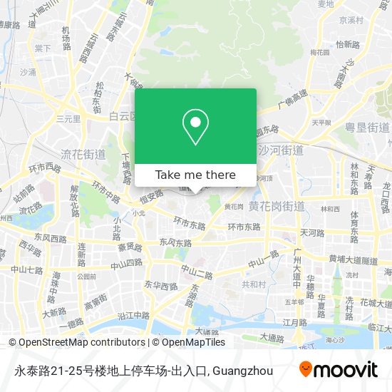 永泰路21-25号楼地上停车场-出入口 map