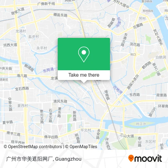 广州市华美遮阳网厂 map
