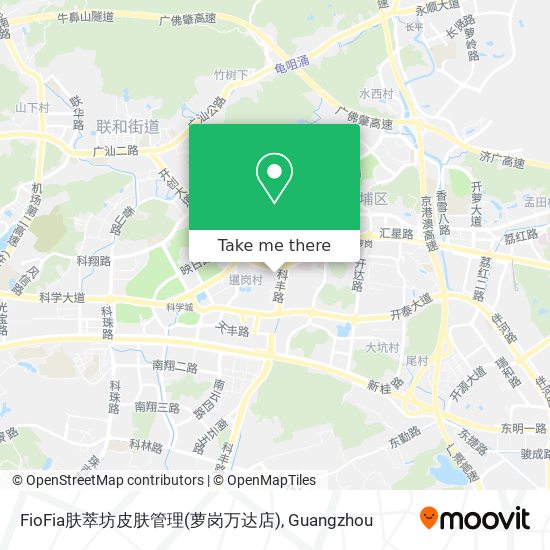 FioFia肤萃坊皮肤管理(萝岗万达店) map