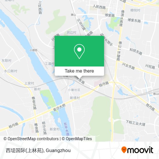西堤国际(上林苑) map