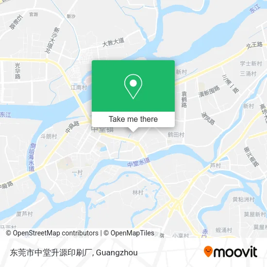 东莞市中堂升源印刷厂 map