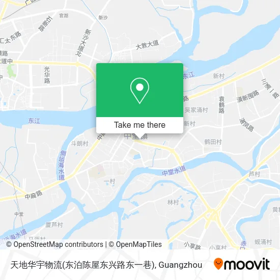 天地华宇物流(东泊陈屋东兴路东一巷) map