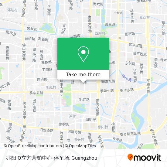 兆阳·O立方营销中心-停车场 map