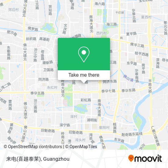 来电(喜越泰莱) map