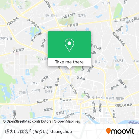 嘿客店/优选店(东沙店) map