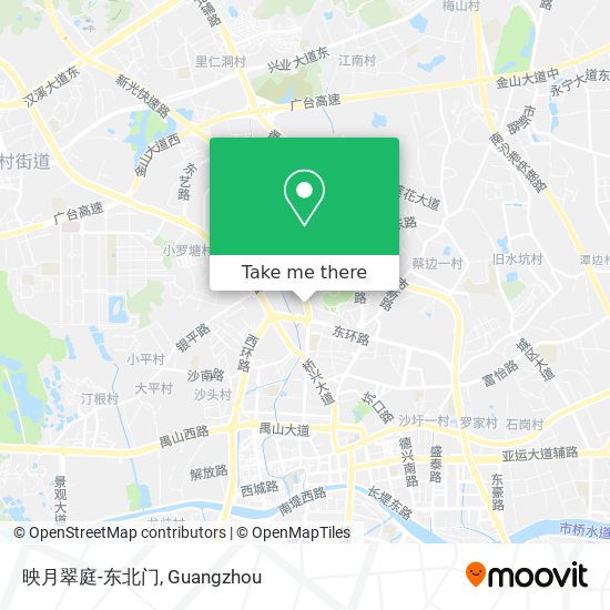 映月翠庭-东北门 map