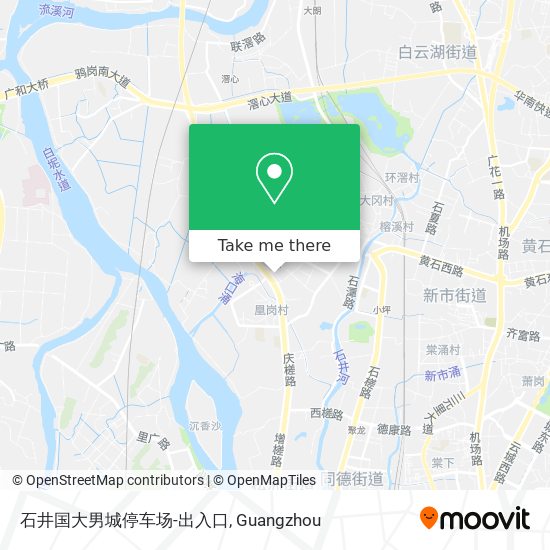 石井国大男城停车场-出入口 map