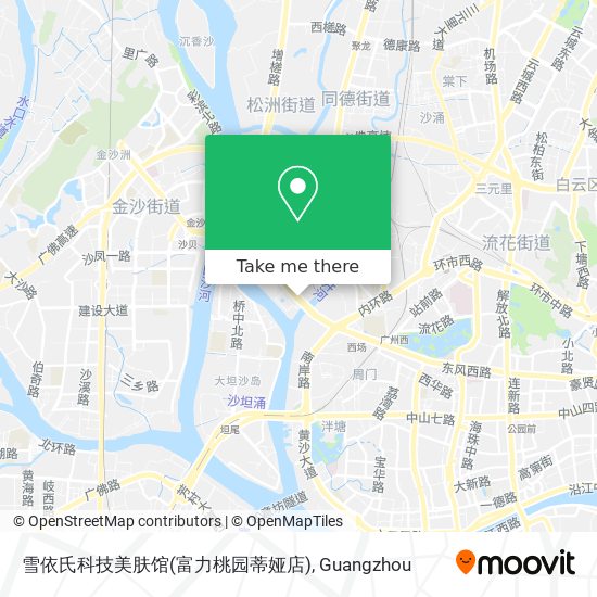 雪依氏科技美肤馆(富力桃园蒂娅店) map