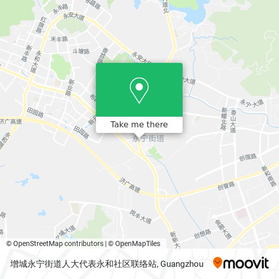 增城永宁街道人大代表永和社区联络站 map