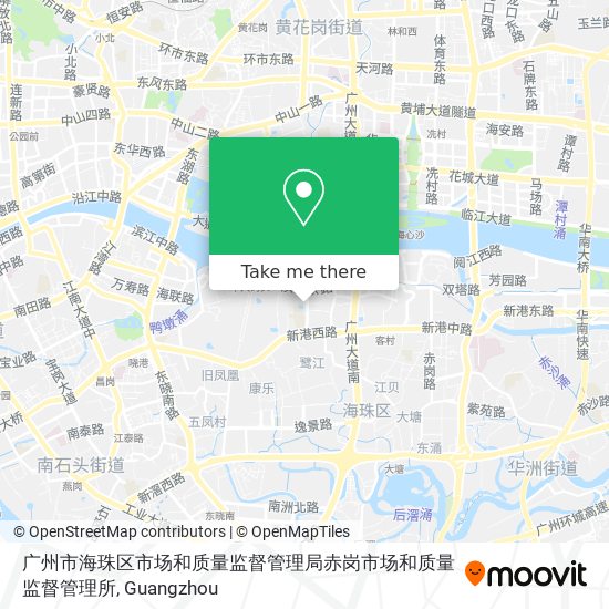 广州市海珠区市场和质量监督管理局赤岗市场和质量监督管理所 map