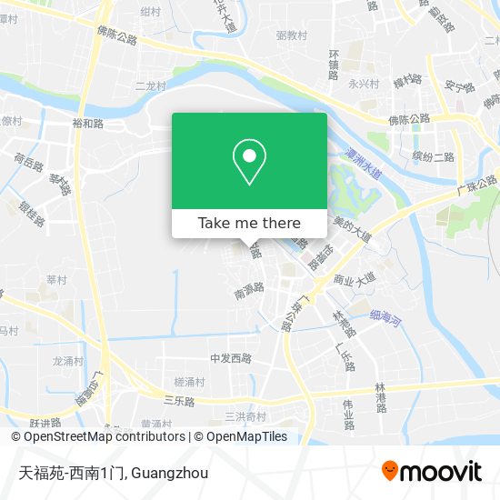 天福苑-西南1门 map