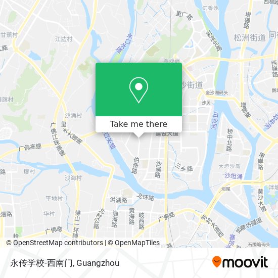 永传学校-西南门 map