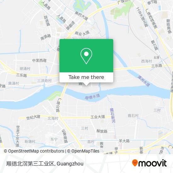 顺德北滘第三工业区 map