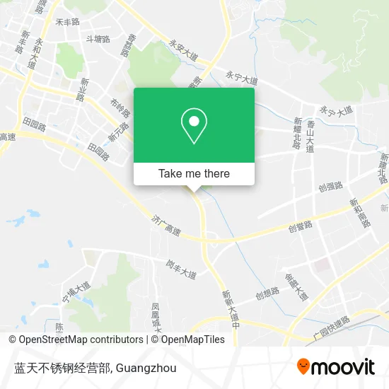 蓝天不锈钢经营部 map