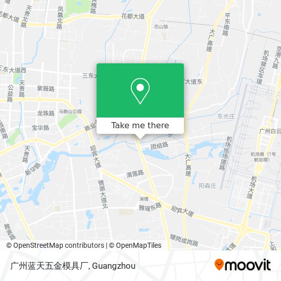 广州蓝天五金模具厂 map