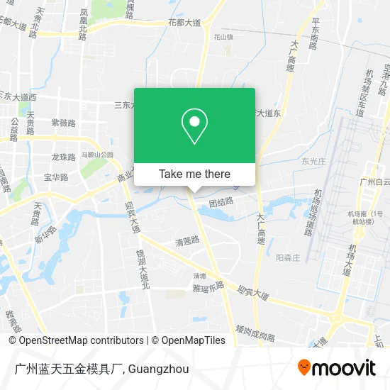 广州蓝天五金模具厂 map