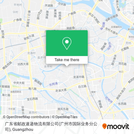 广东省邮政速递物流有限公司(广州市国际业务分公司) map