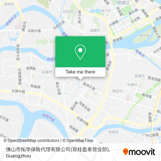佛山市拓华保险代理有限公司(容桂盈泰营业部) map