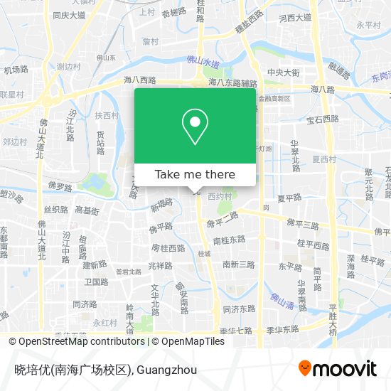 晓培优(南海广场校区) map