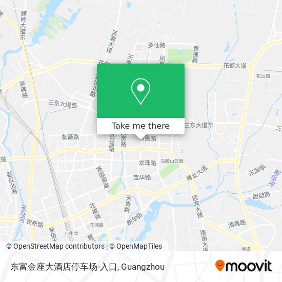 东富金座大酒店停车场-入口 map