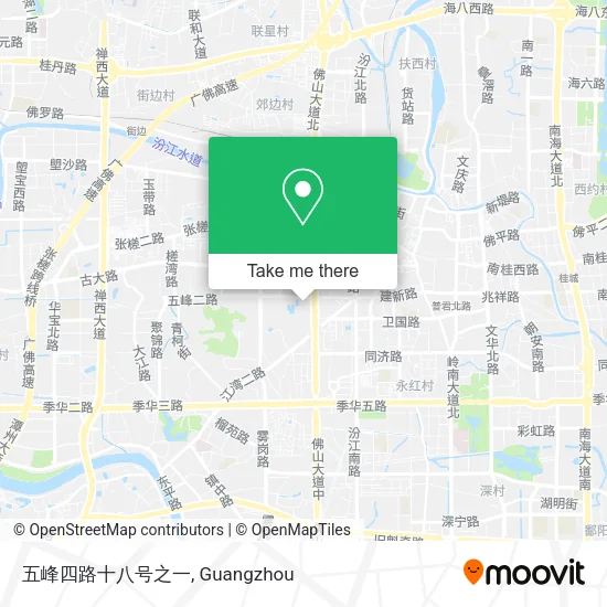 五峰四路十八号之一 map