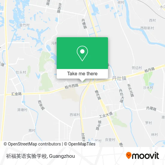 祈福英语实验学校 map
