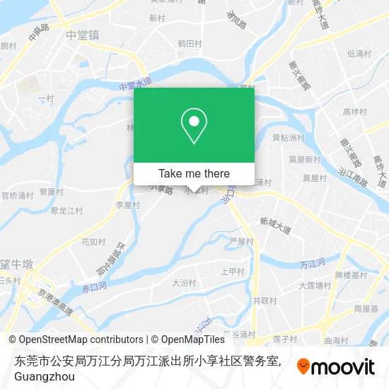 东莞市公安局万江分局万江派出所小享社区警务室 map