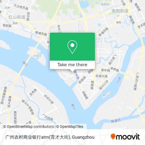 广州农村商业银行atm(育才大街) map