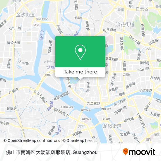 佛山市南海区大沥颖辉服装店 map