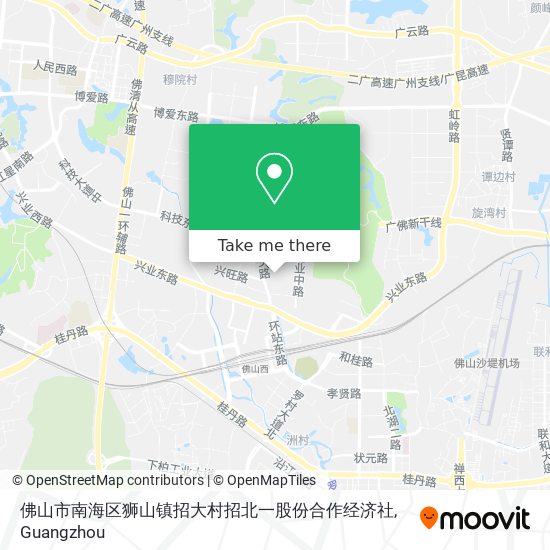 佛山市南海区狮山镇招大村招北一股份合作经济社 map