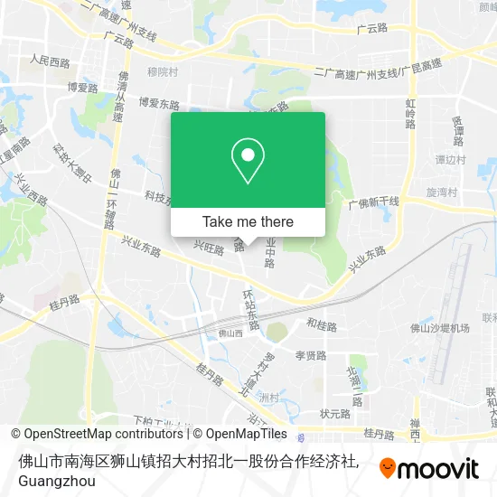佛山市南海区狮山镇招大村招北一股份合作经济社 map