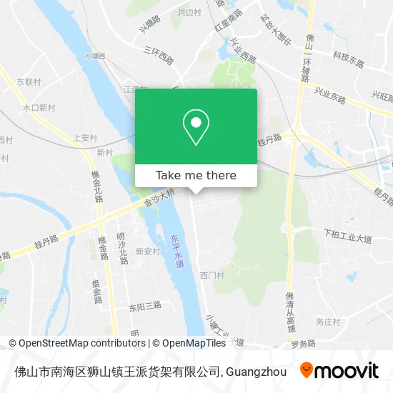 佛山市南海区狮山镇王派货架有限公司 map