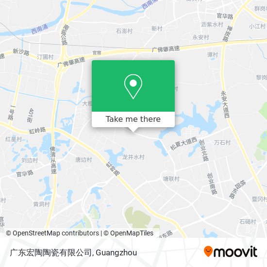 广东宏陶陶瓷有限公司 map