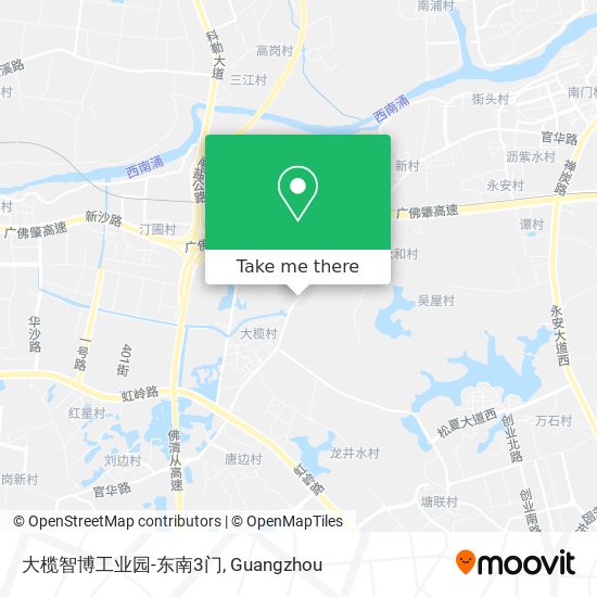 大榄智博工业园-东南3门 map