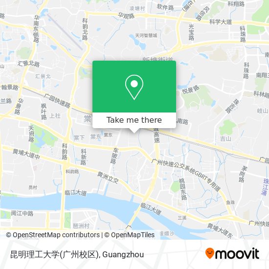 昆明理工大学(广州校区) map