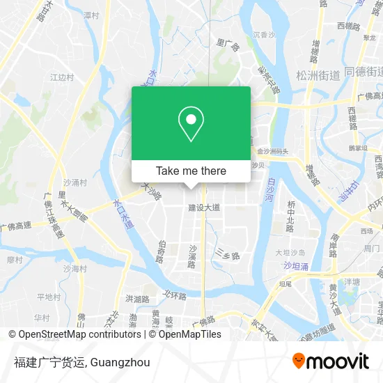 福建广宁货运 map