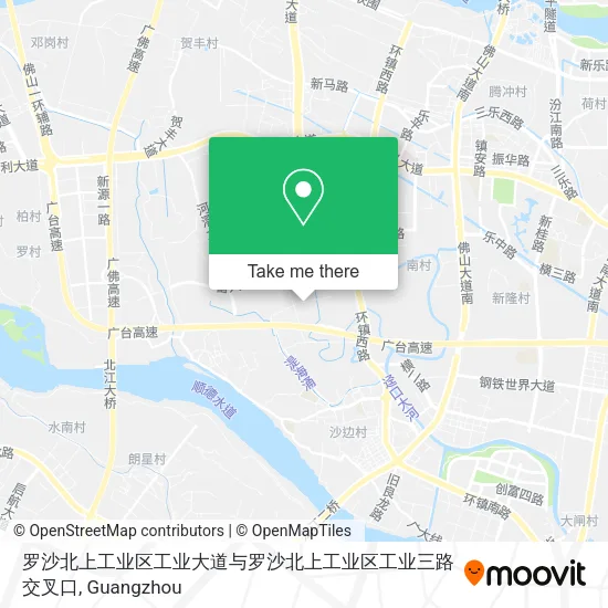 罗沙北上工业区工业大道与罗沙北上工业区工业三路交叉口 map