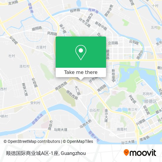 顺德国际商业城A区-1座 map